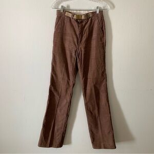Vintage Low Rise Woman’s 1970s Brown Corduroy Levi Jeans Size 29